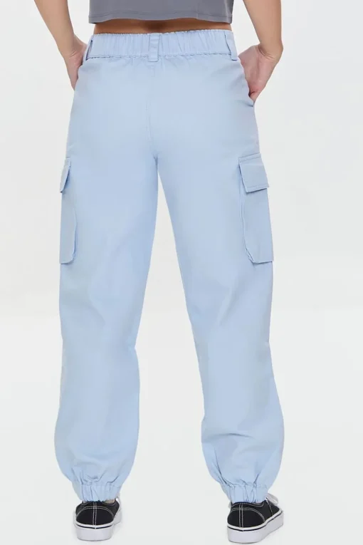 Twill Cargo Joggers