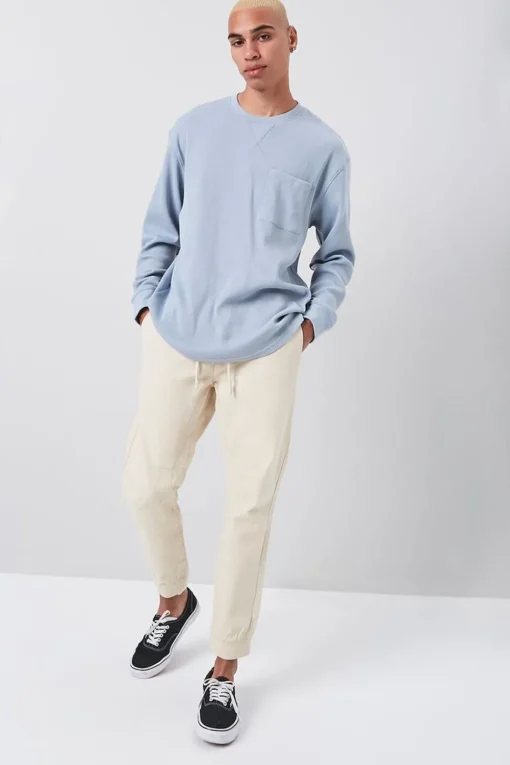 Twill Drawstring Joggers