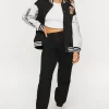 Twill Mid-Rise Joggers