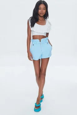 Twill Paperbag Shorts