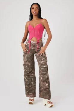 Twill Tie-Dye Cargo Pants