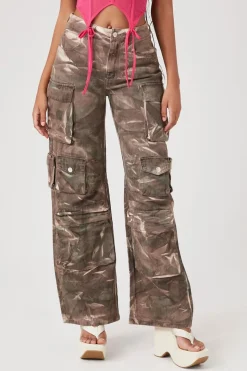 Twill Tie-Dye Cargo Pants