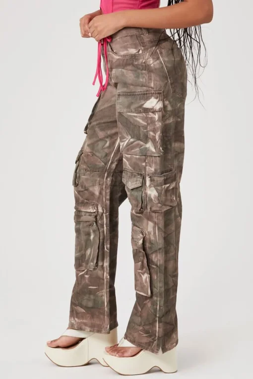 Twill Tie-Dye Cargo Pants