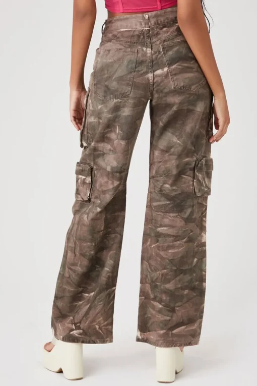 Twill Tie-Dye Cargo Pants