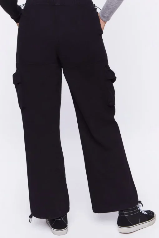 Twill Toggle Drawstring Joggers