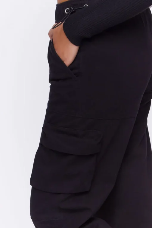 Twill Toggle Drawstring Joggers