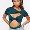 Twisted Cutout Bodysuit