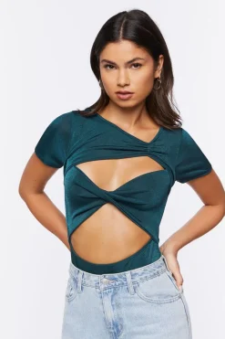 Twisted Cutout Bodysuit