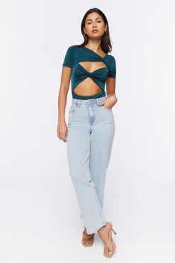 Twisted Cutout Bodysuit