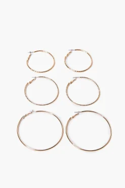Twisted Hoop Earring Set