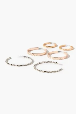 Twisted Hoop Earring Set