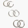 Twisted Hoop Earring Set