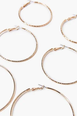 Twisted Hoop Earring Set
