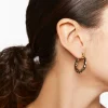 Twisted Hoop Earrings