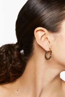 Twisted Hoop Earrings