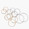 Twisted Oversized Hoop Earring Set