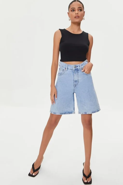 Twisted-Back Crop Top