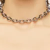 Upcycled Chain Choker Necklace