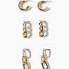 Upcycled Chain Earring Set
