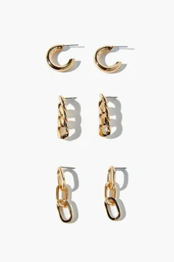 Upcycled Chain Earring Set