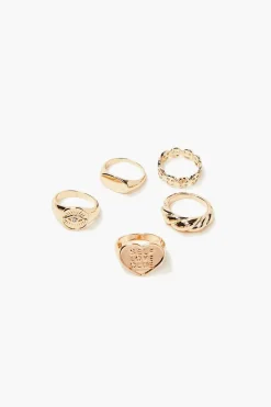 Upcycled Cocktail Ring Set