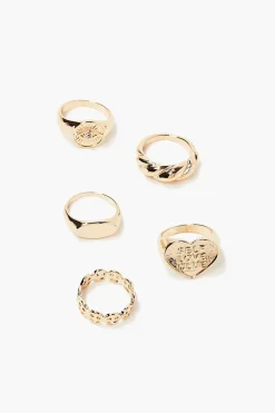 Upcycled Cocktail Ring Set