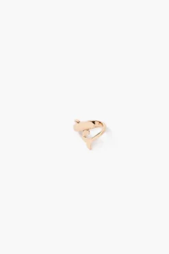 Upcycled Dolphin Cocktail Ring