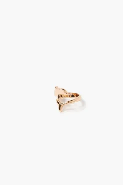 Upcycled Dolphin Cocktail Ring
