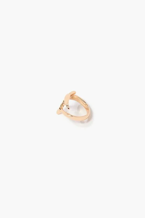 Upcycled Dolphin Cocktail Ring