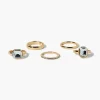 Upcycled Faux Gem Ring Set