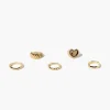 Upcycled Heart Ring Set
