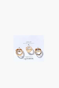 Upcycled Heart Ring Set