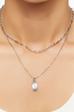 Upcycled Pendant Necklace Set