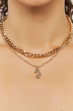 Upcycled Rose Layered Necklace