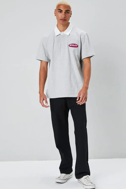 Utility Department Patch Polo Shirt