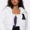 Varsity-Letter Puffer Jacket
