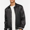 Varsity-Trim Bomber Jacket