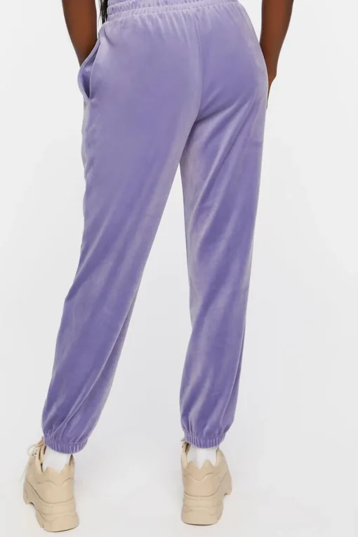 Velour Drawstring Joggers