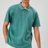 Vented-Hem Polo Shirt