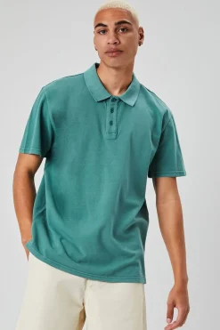 Vented-Hem Polo Shirt