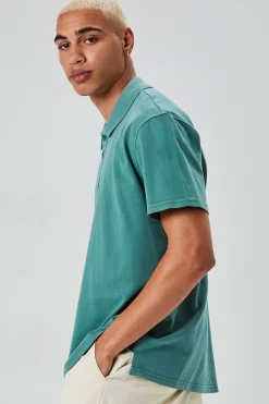 Vented-Hem Polo Shirt