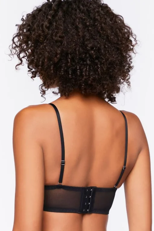 V-Hem Lace Underwire Bra