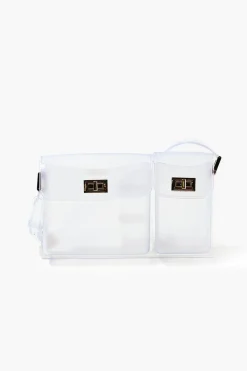 Vinyl Twist-Lock Shoulder Bag