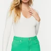 V-Neck Long-Sleeve Bodysuit
