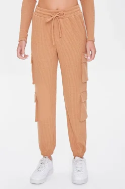 Waffle Knit Cargo Joggers