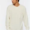 Waffle Knit Long-Sleeve Tee