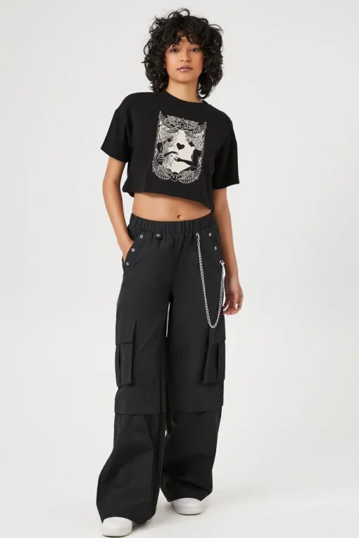 Wallet Chain Cargo Pants