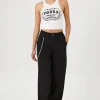 Wallet Chain High-Rise Pants