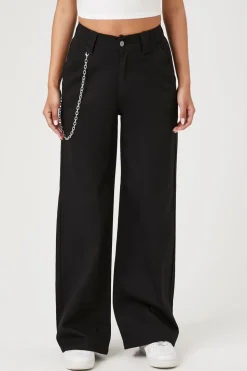 Wallet Chain High-Rise Pants
