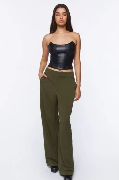 Wallet Chain Wide-Leg Trousers